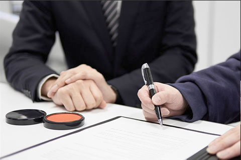 物損事故から人身事故へ切り替え